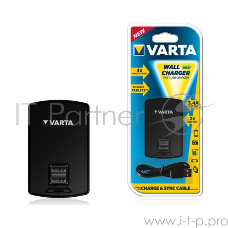 Зарядное устройство VARTA Wall Charger