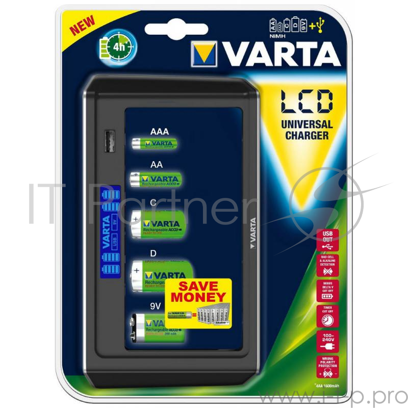 Зарядное устройство VARTA LCD Universal Charger