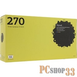 Картридж T2 (CE270A) для HP CLJ Enterprise CP5525/M750, №650A Bk, 13.5K, с чипом , восстановленный