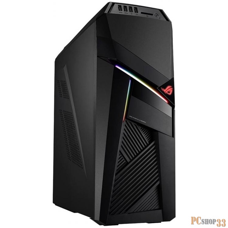 ПК Asus GL12CX-RU003T I9-9900K/LO-DDR4 2666 16G/1TB7+256G M.2 PCIE SSD/NV RTX2080/8GD6/WiFi/DVD RW/BT/Win 10 High End/USB Keyboard / Mouse/Черный