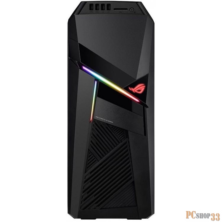 ПК Asus GL12CX-RU003T I9-9900K/LO-DDR4 2666 16G/1TB7+256G M.2 PCIE SSD/NV RTX2080/8GD6/WiFi/DVD RW/BT/Win 10 High End/USB Keyboard / Mouse/Черный
