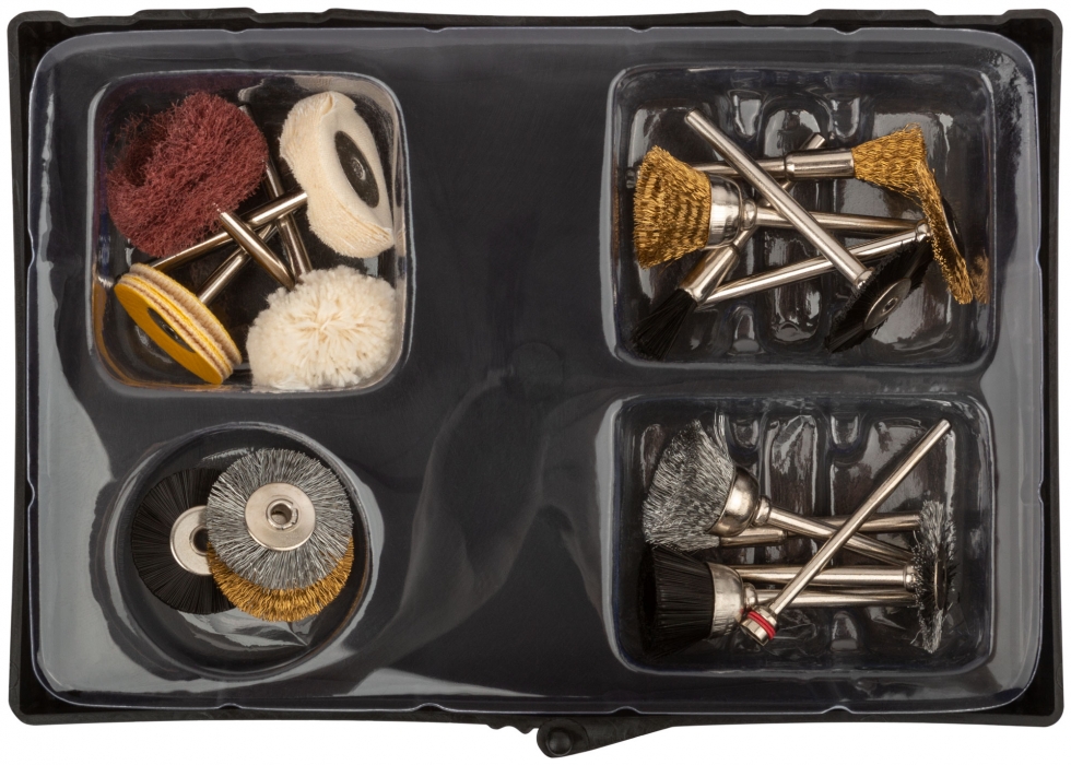 Буры,сверла,долото FIT IT Набор корщетки/шарошки в чемоданчике 17 шт. 36491