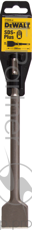 Зубило DeWALT DT6806-QZ по плитке, SDS+, 200x40мм
