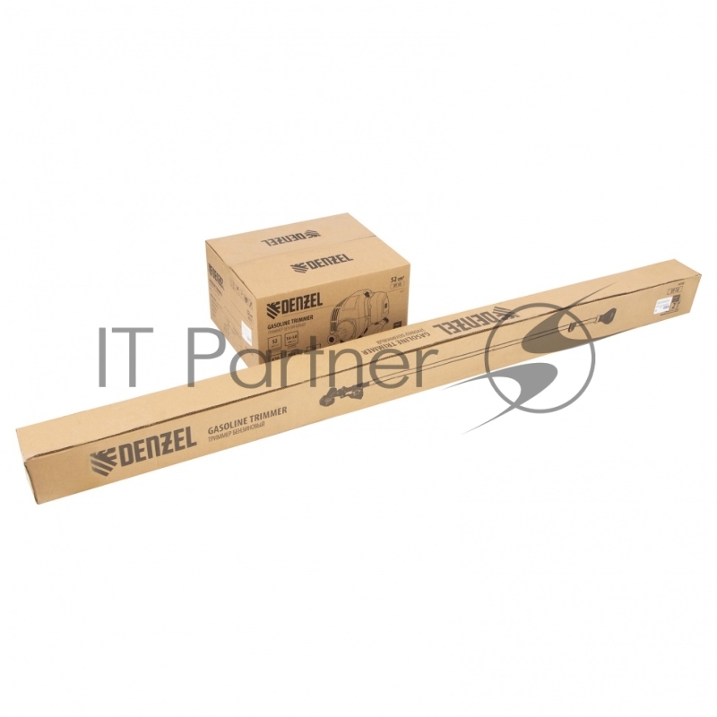 Триммер DENZEL DT 52 бензиновый 52см3 3 лс. неразъемная штанга состоит из 2 частей