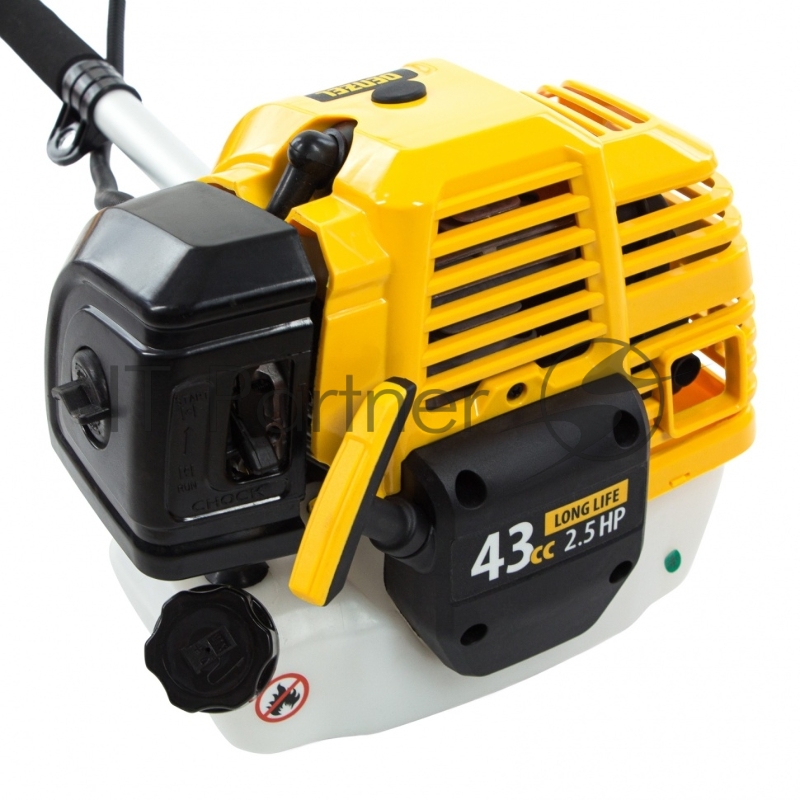 Триммер DENZEL DT 43 бензиновый 43см3 2.5 лс. неразъемная штанга состоит из 2 частей