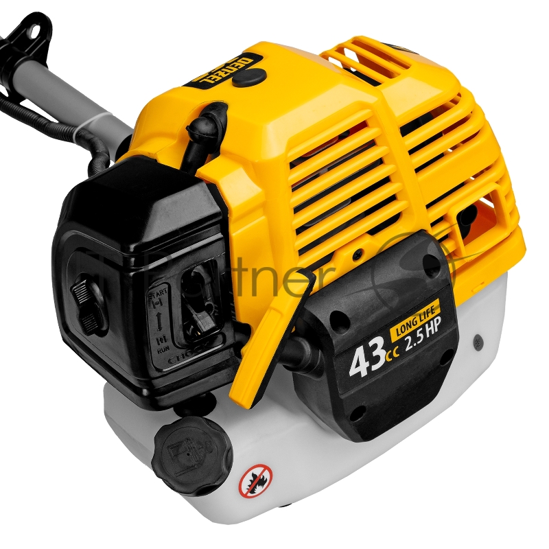 Триммер DENZEL DT 43S бензиновый 43см3 2.5 лс. разъемная штанга состоит из 2 частей