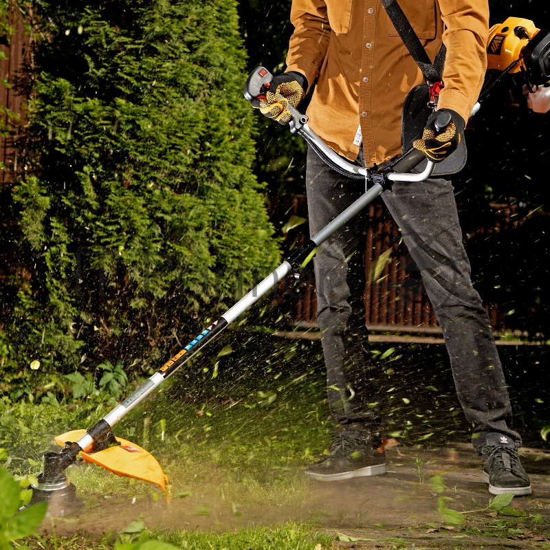 Триммер DENZEL DT 43S бензиновый 43см3 2.5 лс. разъемная штанга состоит из 2 частей