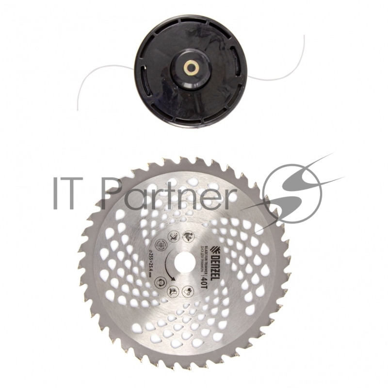 Триммер DENZEL DT 52S бензиновый 52см3 3 лс. разъемная штанга состоит из 2 частей