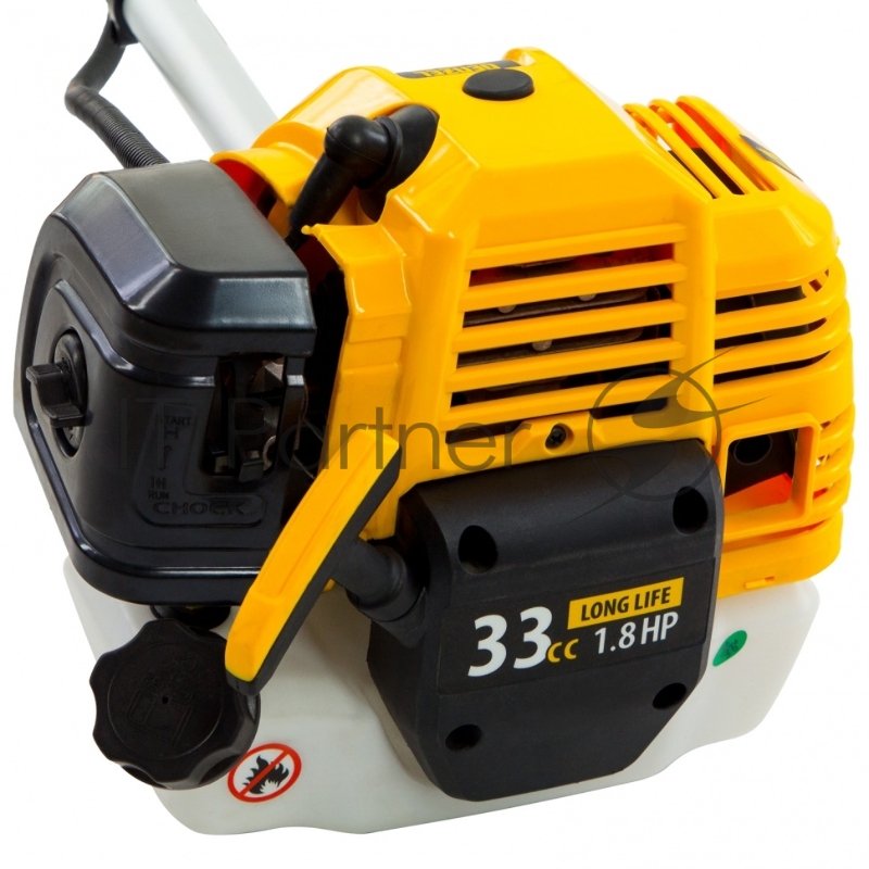 Триммер DENZEL DT 33 бензиновый 33см3 1.8 лс. неразъемная штанга состоит из 2 частей