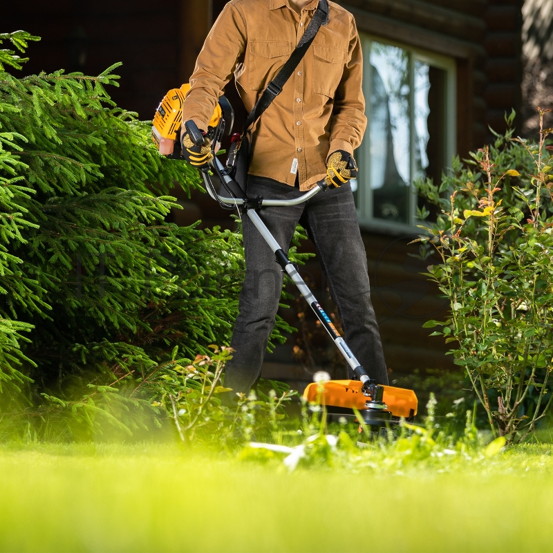 Триммер DENZEL DT 33S бензиновый 33см3 1.8 лс. разъемная штанга состоит из 2 частей