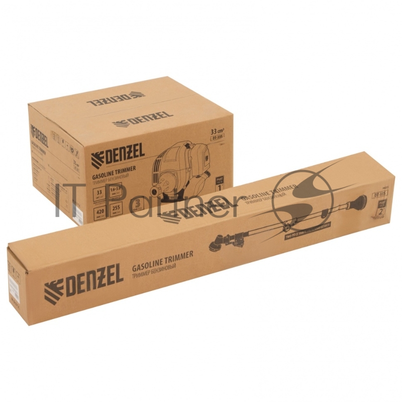 Триммер DENZEL DT 33S бензиновый 33см3 1.8 лс. разъемная штанга состоит из 2 частей