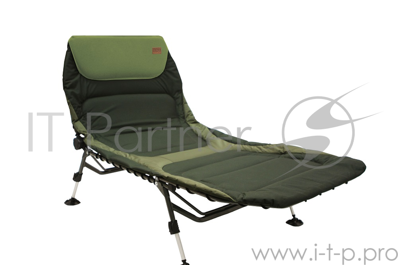 Кровать раскладная Camping World Giant (размер 195х95х35 см, вес 8.8 кг, цвет зелёный, допустимая нагрузка 180 кг)