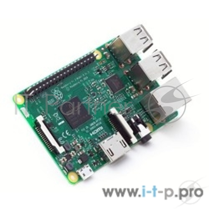 Компьютер Микрокомпьютер Raspberry Pi 3 Model B 1Gb, WiFi, Bluetooth ОЕМ (41214)