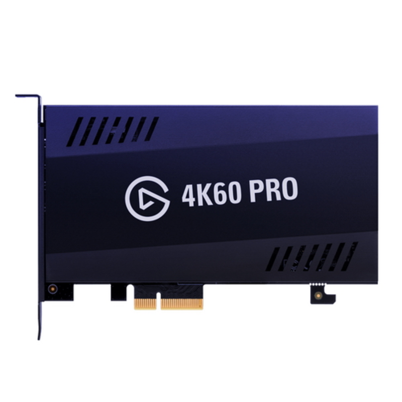 Плата видеозахвата внутренняя Elgato Game Capture 4K60 Pro, 4K Gaming streamer, PCI-Ex4, 2xHDMI (pass-trough), 2160p 60 fps, up to 140 Mbps, RTL {20} (10GAG9901)