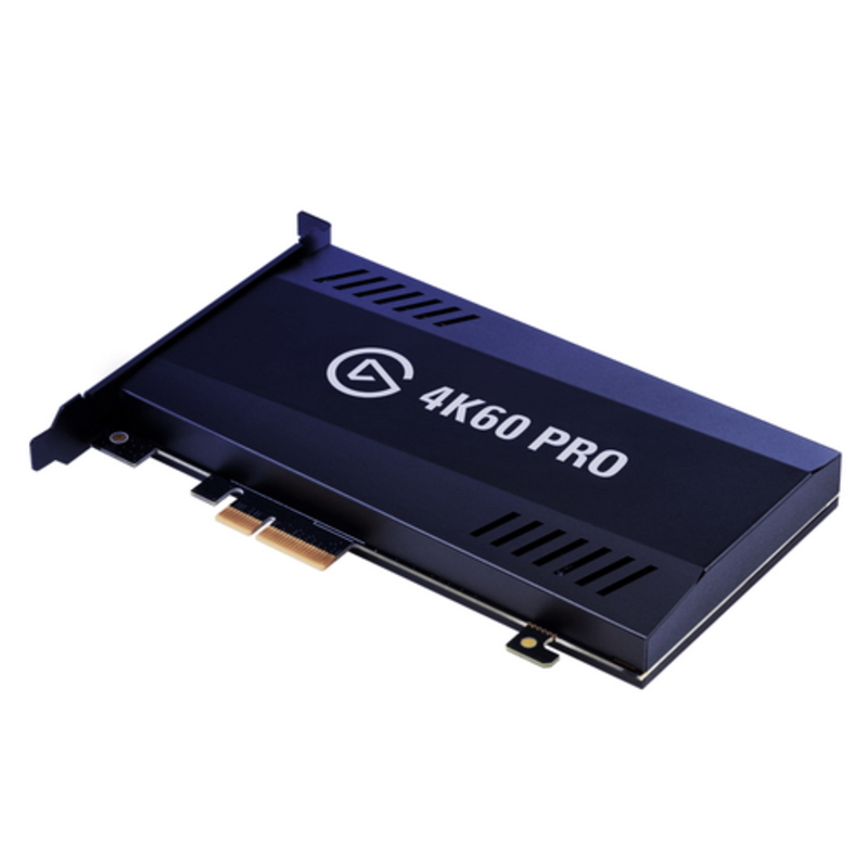 Плата видеозахвата внутренняя Elgato Game Capture 4K60 Pro, 4K Gaming streamer, PCI-Ex4, 2xHDMI (pass-trough), 2160p 60 fps, up to 140 Mbps, RTL {20} (10GAG9901)