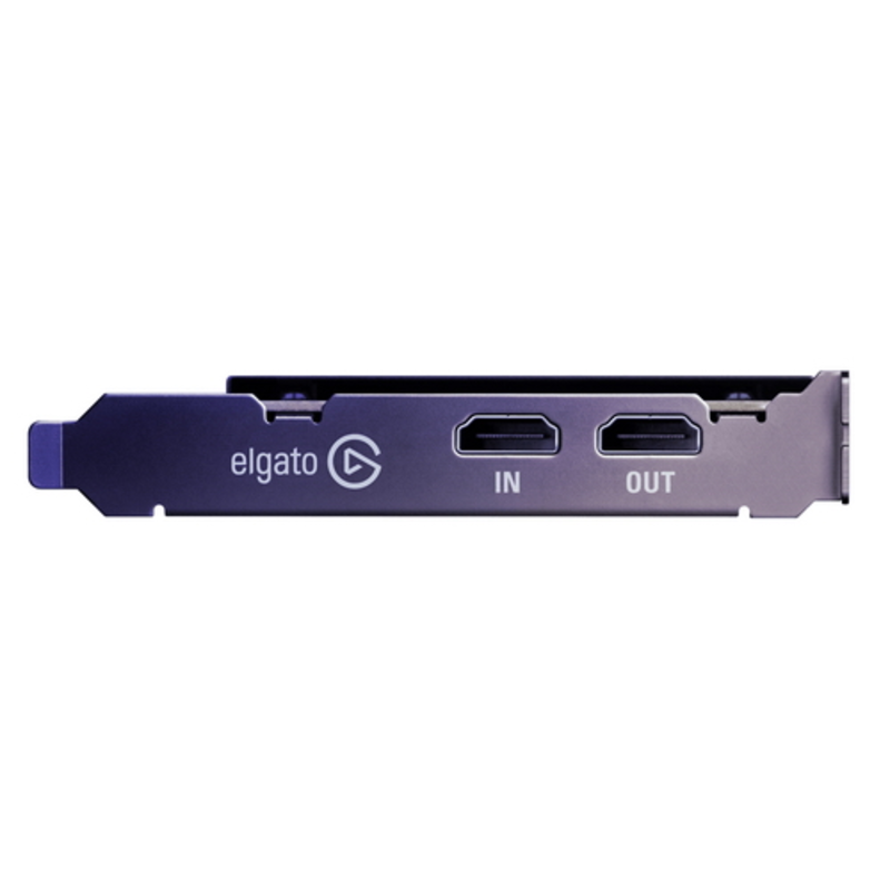 Плата видеозахвата внутренняя Elgato Game Capture 4K60 Pro, 4K Gaming streamer, PCI-Ex4, 2xHDMI (pass-trough), 2160p 60 fps, up to 140 Mbps, RTL {20} (10GAG9901)