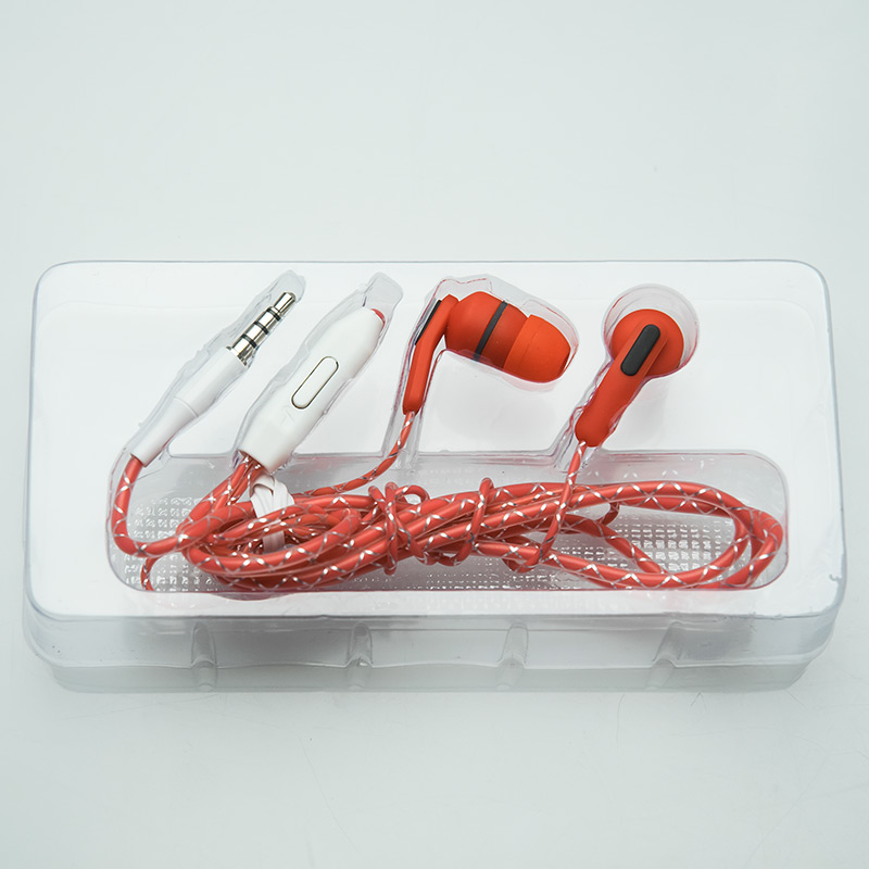 Наушники Гарнитура ES-F15 RED Dialog с кнопкой ответа для мобильных устройств, красная