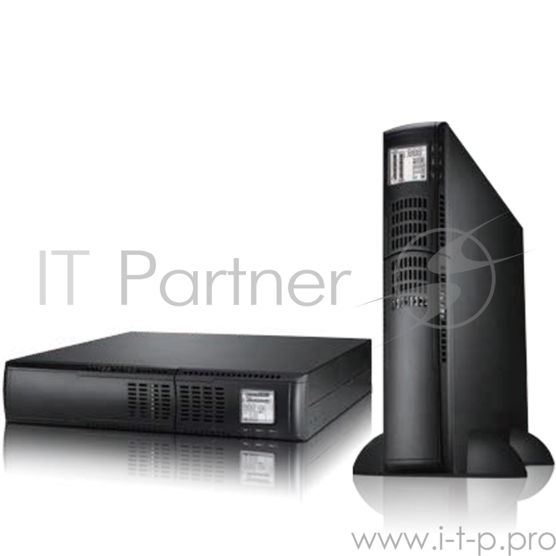 ИБП CROWN Line Intractive CMUO-900-1.1K 1100VA/990W, корпус металл, TOWER&RACK, 2U, АКБ 2*12V/9AH, PF-0.9, AVR 152-290V, порт RJ-11/45+USB/RS-232, EPO, розетки 8*IEC С13, входной кабель 2 м, вентилятор охлаждения, автомат, слот для SNMP, порт для доп