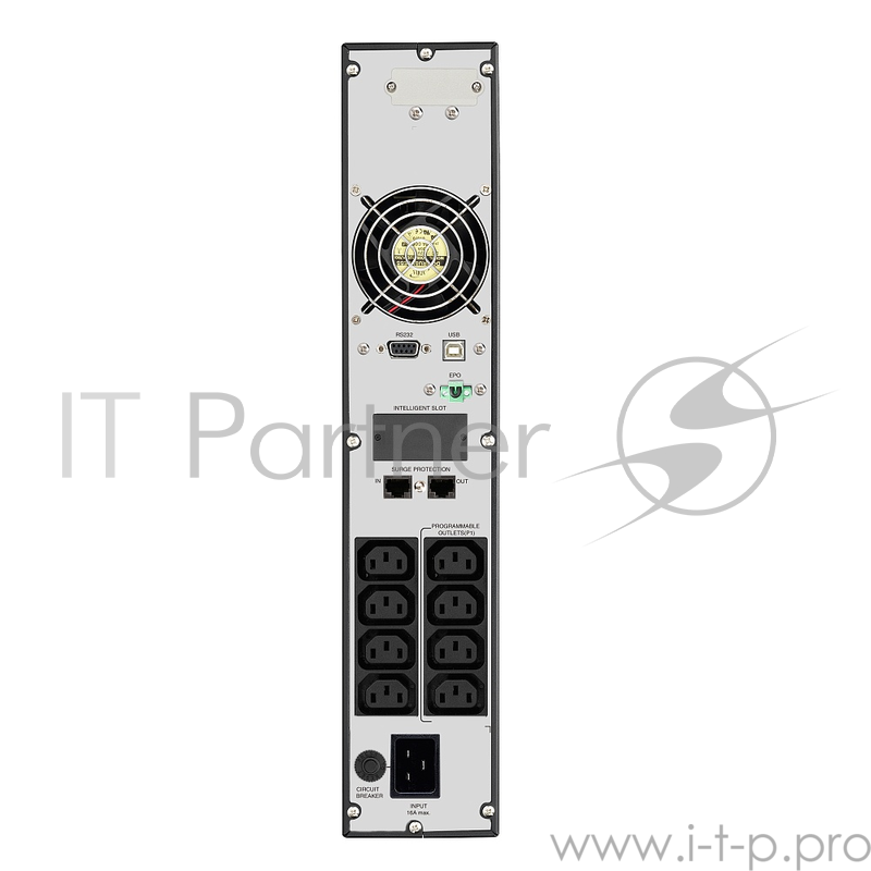 ИБП CROWN On-Line CMUOA-300X-2K 2200VA/1980W, корпус металл, TOWER&RACK, 2U, АКБ 6*12V/7AH, PF-0.9, AVR 110-300V, порт RJ-11/45+USB/RS232, EPO, розетки 8*IEC С13, входной кабель 2 м, вентилятор охлаждения, автомат, слот для SNMP, порт для доп. батаре