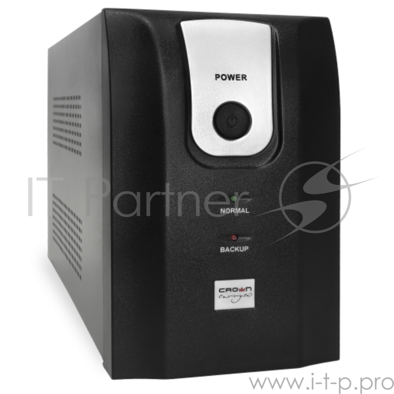 ИБП CROWN CMU-850ХIEC USB 850VA/480W, корпус металл, 1x12V/9AH, выходные розетки 4*IEC С13, трансформатор AVR 162-290V, интегрированный кабель 1.2 м, порт USB, LED-индикация, защита батареи от полного разряда, от перегрузки, от КЗ, ПО