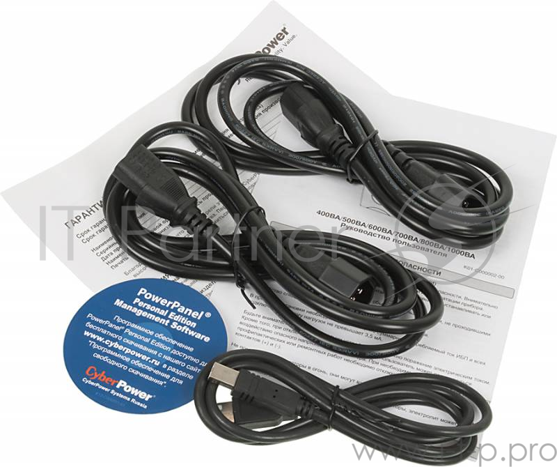 Источник бесперебойного питания CyberPower VALUE500EI-B black 500VA/240W