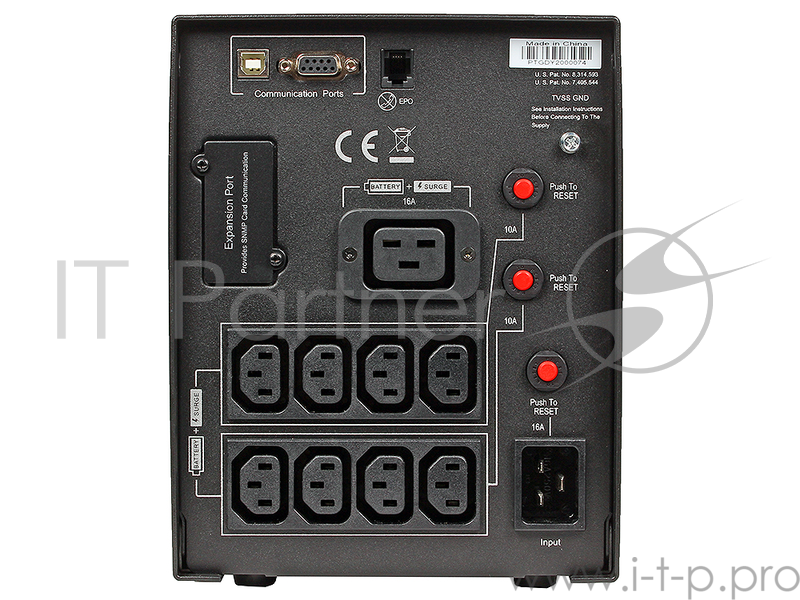 Источник бесперебойного питания CyberPower PR2200ELCDSL 2200VA/1980W USB/RJ11/45 (9 IEC)