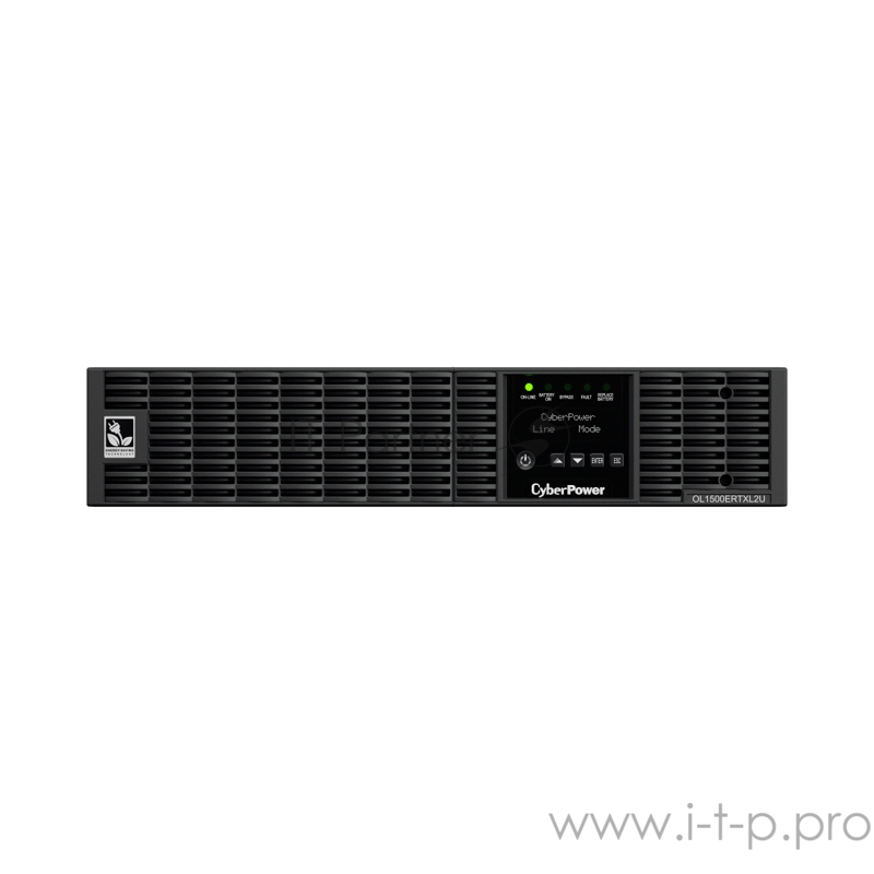 Источник бесперебойного питания Online CyberPower OL1500ERTXL2U 1500VA/1350W USB/RS-232/Dry/EPO/SNMPslot/RJ (8 IEC С13)