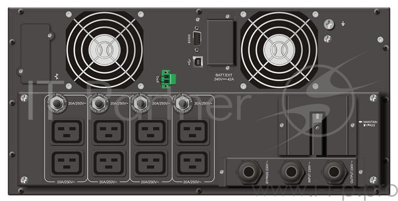 Источник бесперебойного питания Ippon Innova RT 10000 9000Вт 10000ВА черный