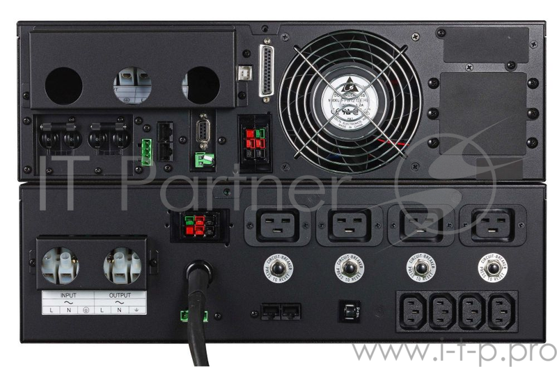 Источник бесперебойного питания Powercom Vanguard RM VRT-6000 w/o Bat 5400Вт 6000ВА черный
