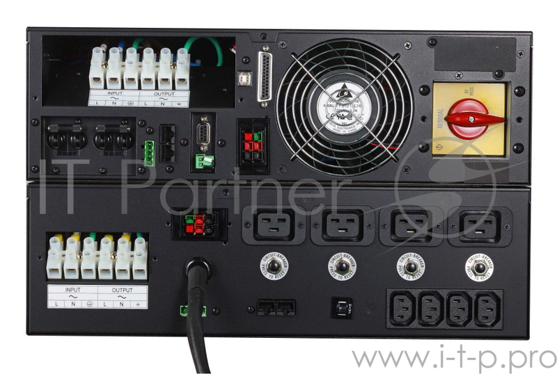 Источник бесперебойного питания Powercom Vanguard RM VRT-6000 w/o Bat 5400Вт 6000ВА черный