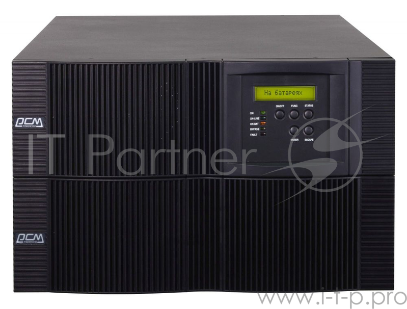 Источник бесперебойного питания Powercom Vanguard RM VRT-10K 9000Вт 10000ВА черный