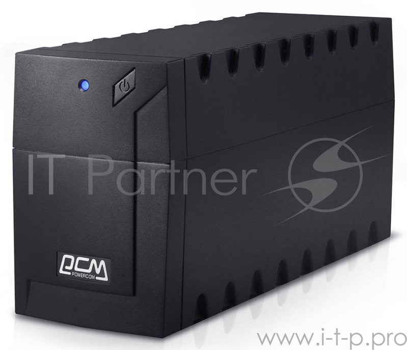 Источник бесперебойного питания Powercom Raptor RPT-1000A EURO 600Вт 1000ВА черный