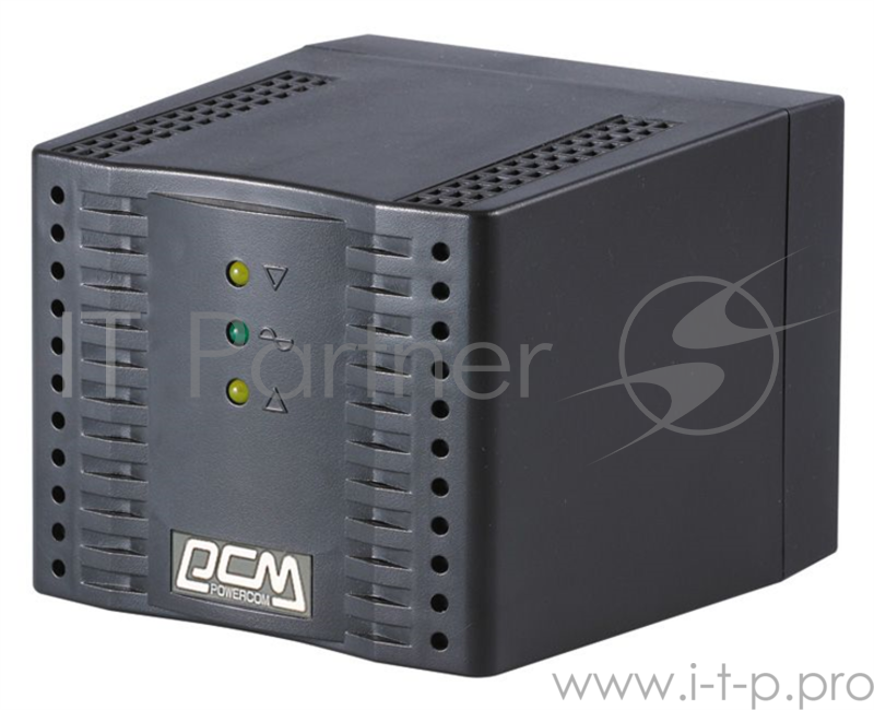 Powercom Voltage Regulator, 3000VA, Black, Schuko