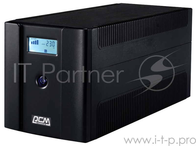 ИБП Powercom Raptor, OffLine, 1500VA/900W, Tower, 4xSchuko, LCD, USB