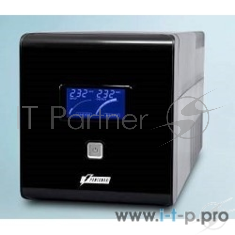 Источник бесперебойного питания PowerMan Smart Sine 1500 black (Pure Sine Wave/LCD Display/USB/Software/RJ11/45)