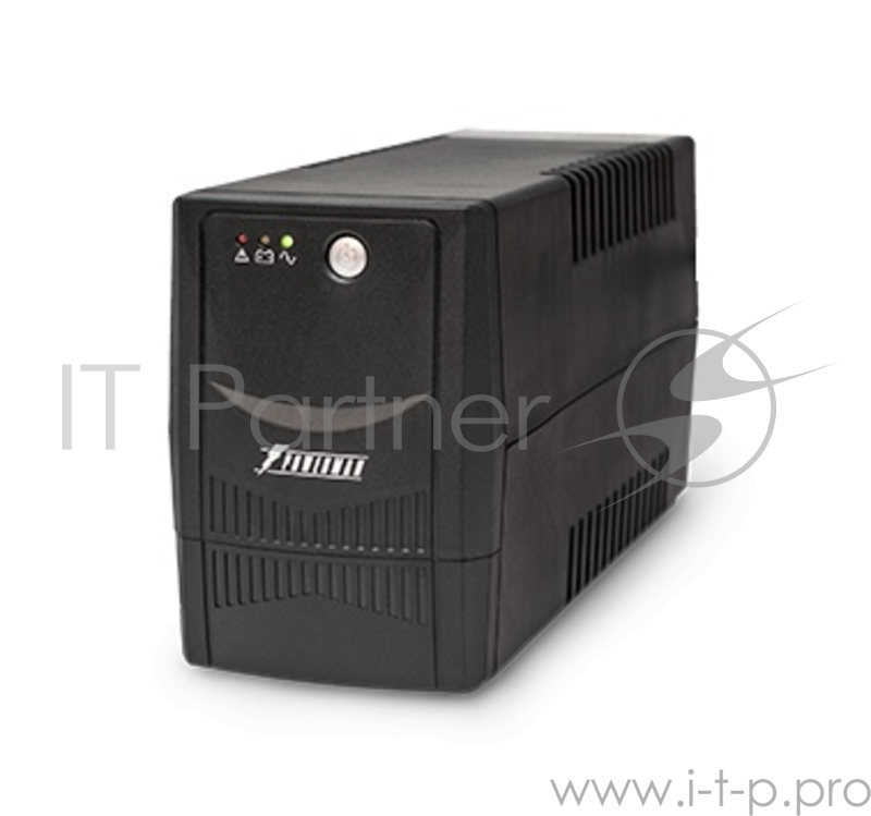 ИБП Powerman UPS BackProPlus 800VA/480W, AVR+interface+soft+int, Out: 2xShuko, Black*BackProPlus800