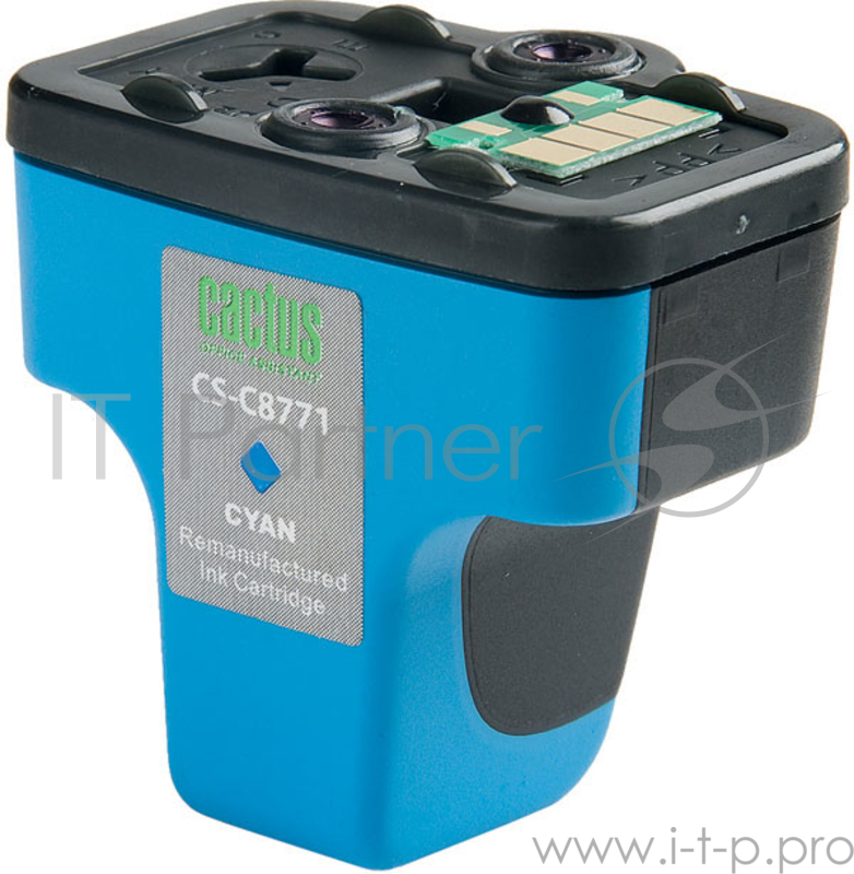 Расходные материалы CACTUS C8771 Картридж струйный Cactus CS-C8771 голубой для №177 HP PhotoSmart 3213/3313/8253/C5183/C6183 (11,4ml)