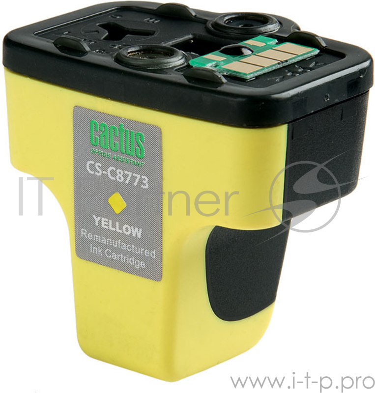 Картридж струйный Cactus CS-C8773 желтый для №177 HP PhotoSmart 3213/3313/8253/C5183/C6183/D74 (11