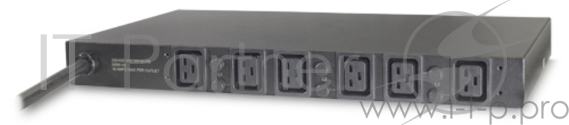 Панель питания распределительная APC Rack PDU, Basic, 1U, 22kW, 230V, (6) C19 out IEC 309 in