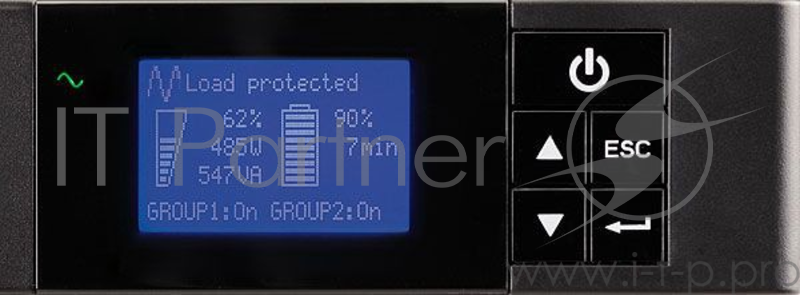 Источник бесперебойного питания Eaton 5P 5P850iR 600Вт 850ВА черный