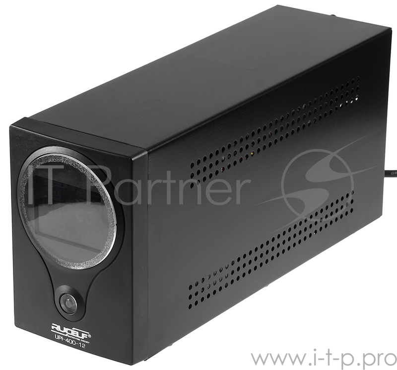 ИБП RUCELF UPI-400-12-EL 400ВА вх.без перехода на аккум.140-275В вых.220В LCD без аккум.