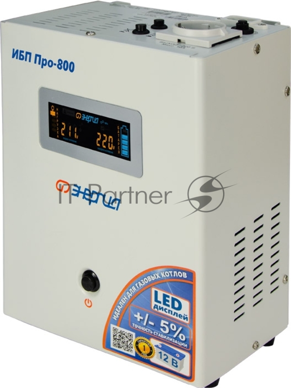 ИБП ЭНЕРГИЯ Pro-800 Е0201-0028 12V 800 ВА500 Вт, 170-280В, EUROх1