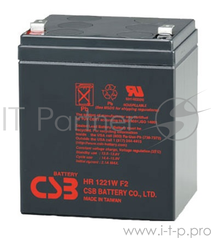 Батарея CSB HR 1221W F2 (12V, 5Ah)