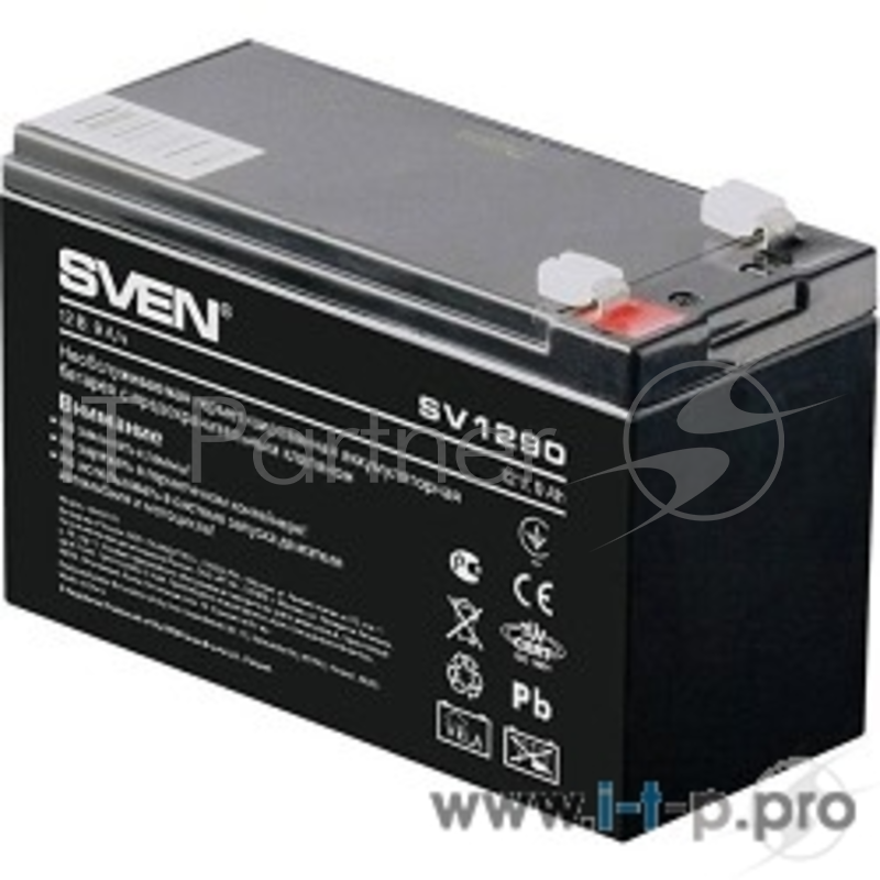 Батарея Sven SV1290 (12V 9Ah) батарея аккумуляторная