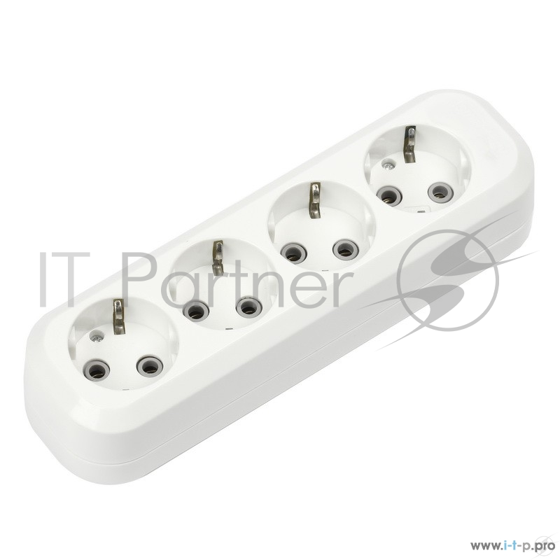 Колодка Smartbuy SBE-16-4-00-Z 4 гнезда 16А/3,5кВт с заземлением