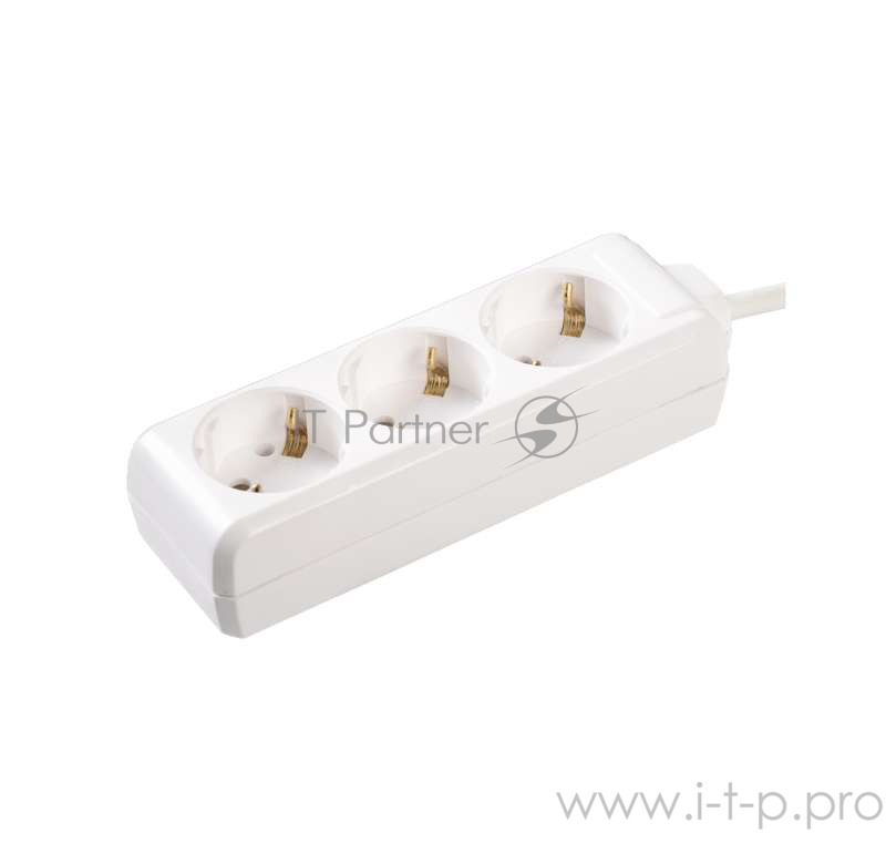 Удлинитель Iek WYP10-16-03-01-Z-17 У03 3 места 2 Р + P Е /1,5метра 3х1мм2 16А/250В IEK