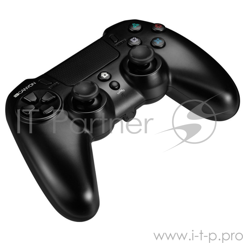 Геймпад беспроводной CANYON CND-GPW5 With Touchpad для: PlayStation 4 PS4, черный