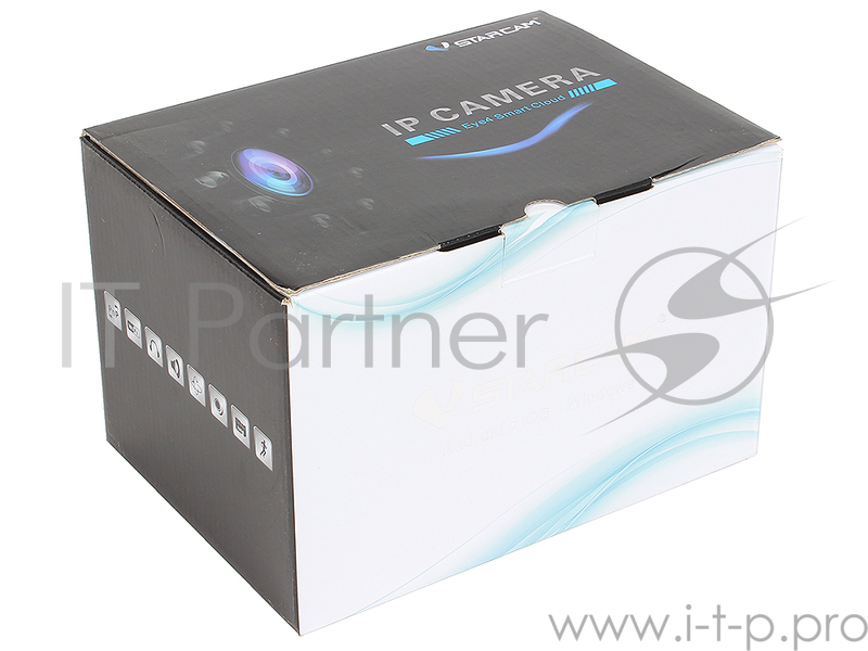 Камера VStarcam C7838WIP Беcпроводная IP-камера 1280x720, 355°, DuplexAudio, P2P, 3.6mm, 0.8Lx., MicroSD