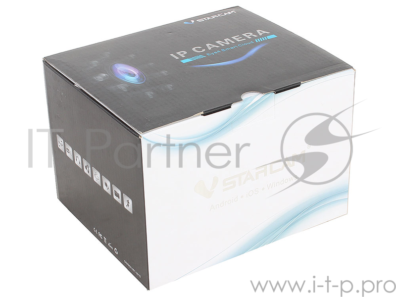 Камера VStarcam C8824WIP Поворотная беспроводная IP-камера 1920x1080, 270*, P2P, 3.6mm, 0.8Lx., MicroSD