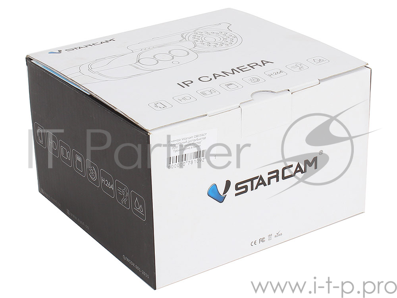 Камера VStarcam C8815WIP Уличная беспроводная IP-камера 1920x1080, IR15M, P2P, 4mm, 0.3Lx., 91.7*, MicroSD